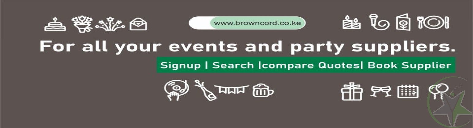 Cover Image of Browncord Events, expert Event Decorators in Nairobi Kenya